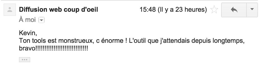 Ton tools est monstrueux, c énorme ! L'outil que j'attendais depuis longtemps, bravo!!!!!!!!!!!!!!!!!!!!!!!!!!!!!